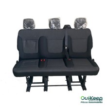 Banco traseiro em tecido, fila 3 - RENAULT Trafic 3 - L1BARX828634