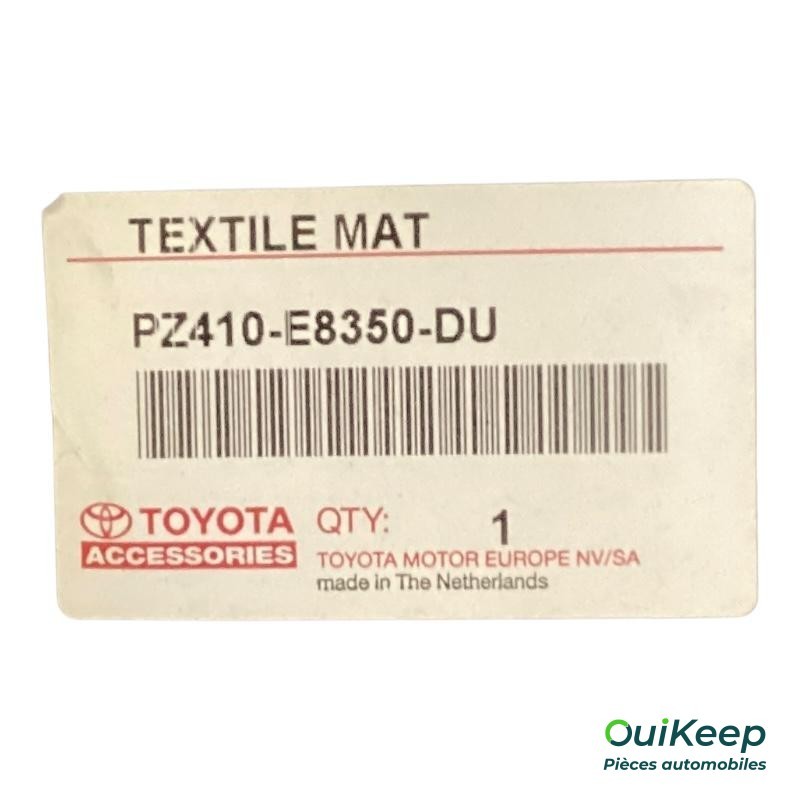 Kit Tapis intérieur velour gris - TOYOTA Prius - PZ410E8350DU