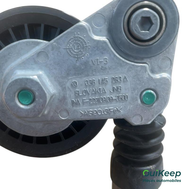 Koło pasowe napinające - VOLKSWAGEN Golf 4, Audi A4, Superb - 038145283A