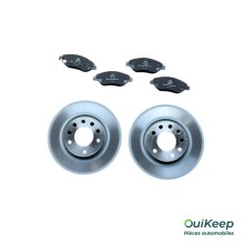 Jeu de disques de frein avant - OPEL Corsa D - 93169290
