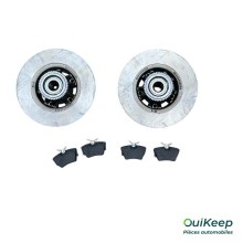 Bremsscheibensatz hinten - OPEL Vivaro 1 - 1680580480