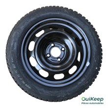 Winterband op stalen velg 195 55 R16 - BRIDGESTONE PIRELLI - KBA43738
