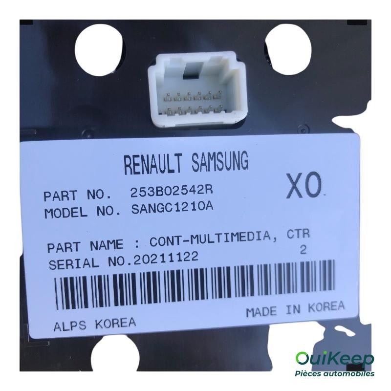 Multi-function handle control - RENAULT Scenic 3 - 253B02542R
