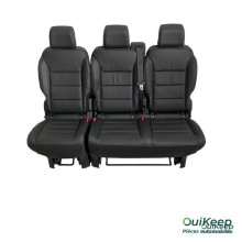 Vollständiger Rang Rücksitzbank Leder umklappbar - PEUGEOT Traveller - CITROEN Space Tourer - TOYOTA ProAce