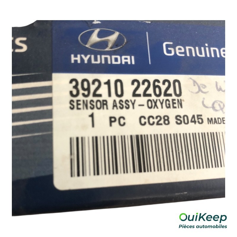Sensor lambda - HYUNDAI Getz Elantra - 3921022620