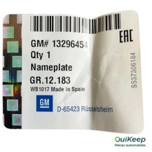 CDTI-logoembleem - OPEL Astra J Corsa D - 13296454