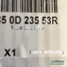 insert de bas de bouclier avant accents dorés - RENAULT Austral - 960976573R