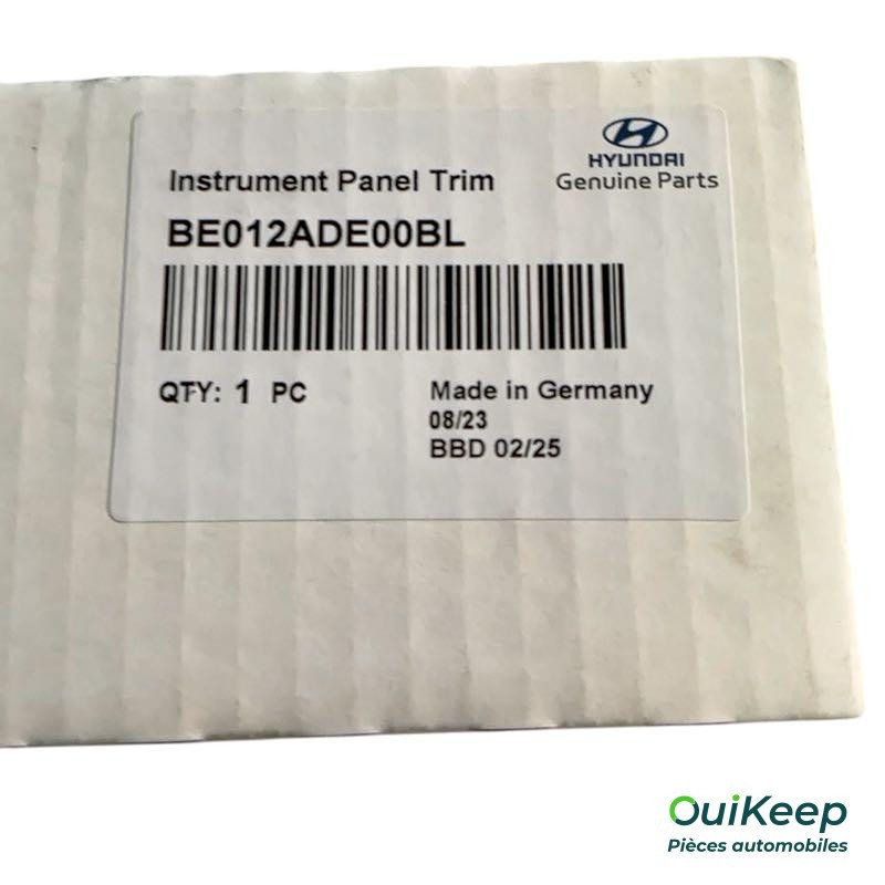 Tapicerka deski rozdzielczej - HYUNDAI Kona SX2 - BE012ADE00BL