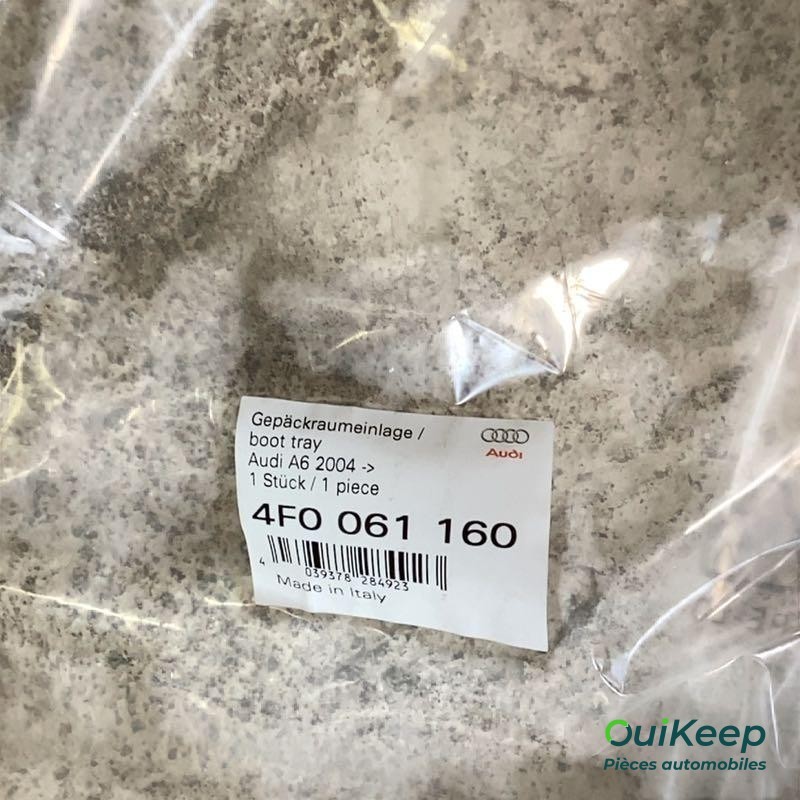 Protection tapis de coffre - Audi A6 C6 Berline - 4F0061160