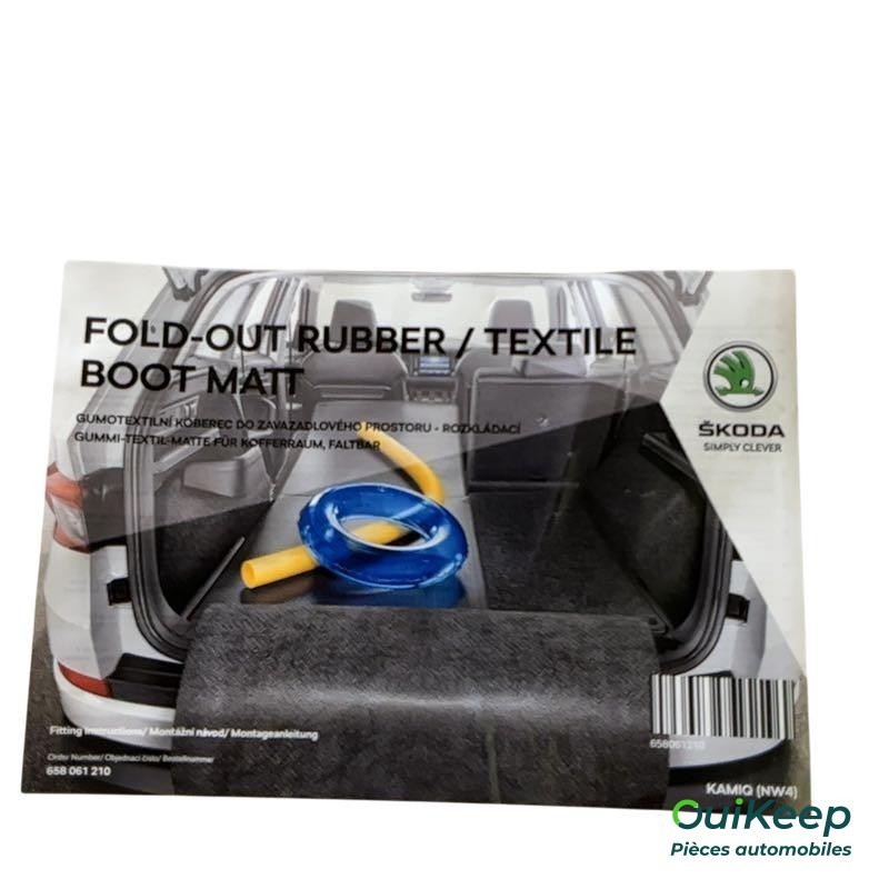Tapis de coffre en caoutchouc - SKODA Kamiq - 658061210