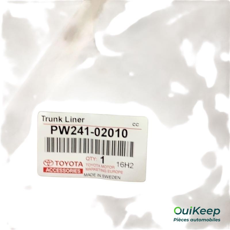 Tapis fond de coffre - TOYOTA Corolla E21 - PW24102010