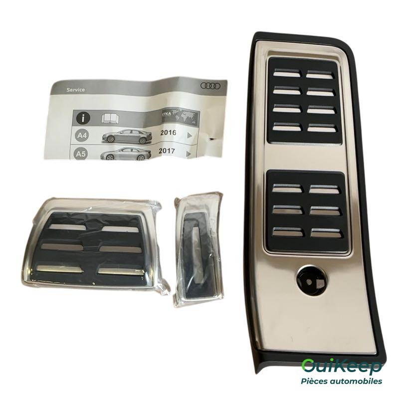 Poggiapiedi e pedaliera in acciaio inox - Audi A4 A5 - 8W1064205A