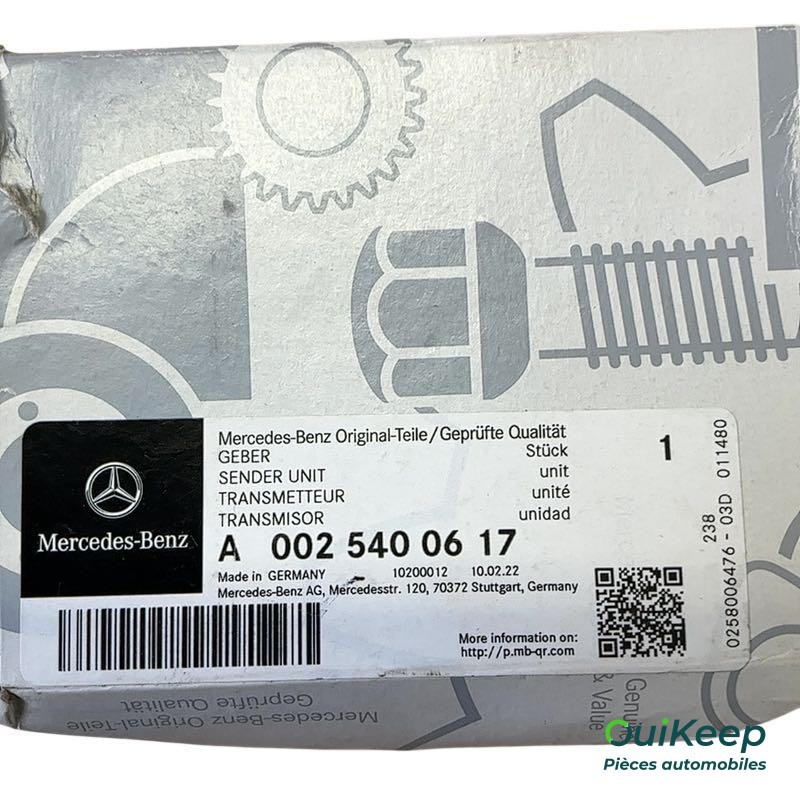 Lambda sensor - MERCEDES E Class (W212) - A0025400617