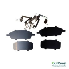 Remblokken - remschijf voor - NISSAN Terrano Elgrand - 410803W425