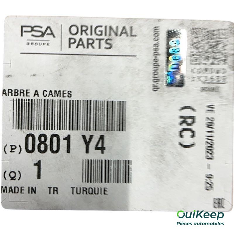 Motor-Nockenwelle - PEUGEOT CITROEN - 0801Y4