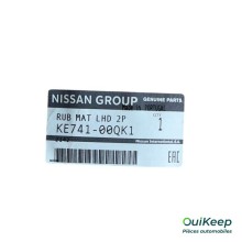 Tapis avant - NISSAN Townstar - KE74100QK1