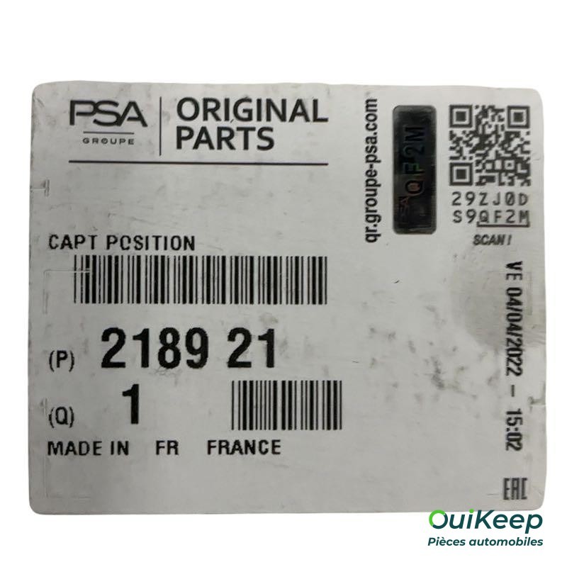 Position sensor - PSA - 218921