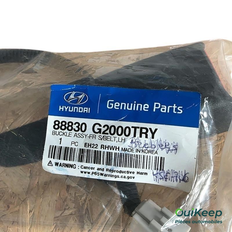 Napinacz przedniego lewego fotela kierowcy - HYUNDAI Ioniq - 88830G2000TRY