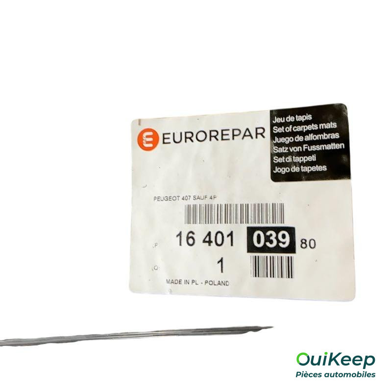 Tapis de sol EUROREPAR - PEUGEOT 407 - 1640103980