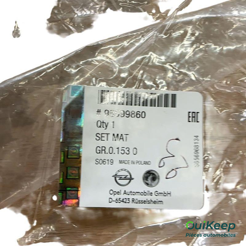 Tapis de sol - OPEL Grandland X - 95599860