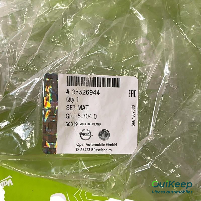 Tapis De Sol - OPEL Combo E - 95526944