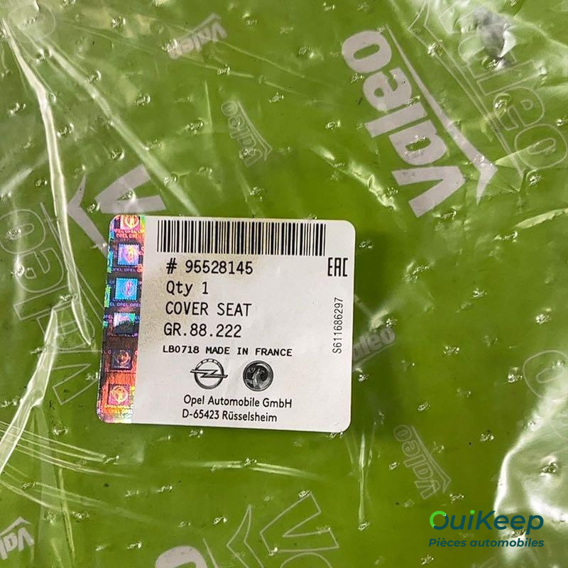 Tapicerka przedniego prawego fotela pasażera - OPEL GrandLand X - 95528145