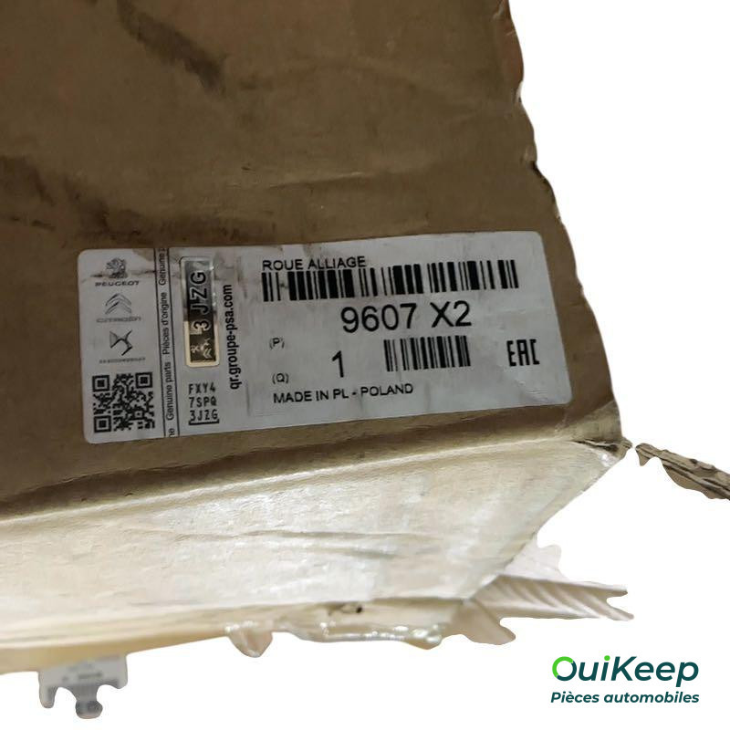 Roda de 15 polegadas 6jx15 Argon - PEUGEOT 208 - 9607X2