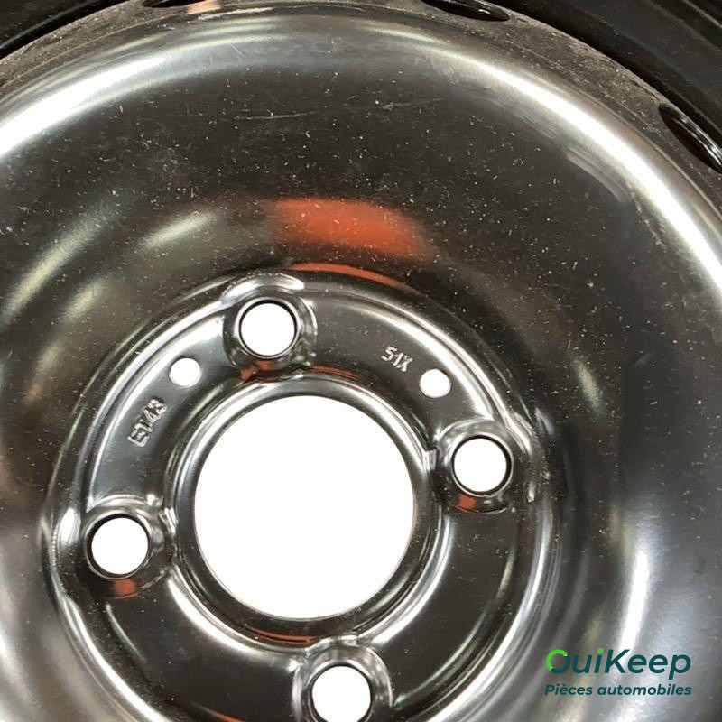 Roda de aço de 15 polegadas 6jx15 - DACIA Sandero - 8200789882