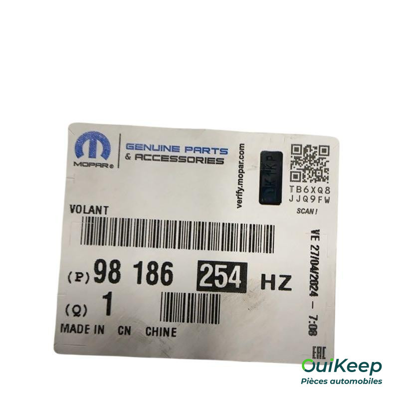 Volant - DS7 Crossback - 98186254HZ