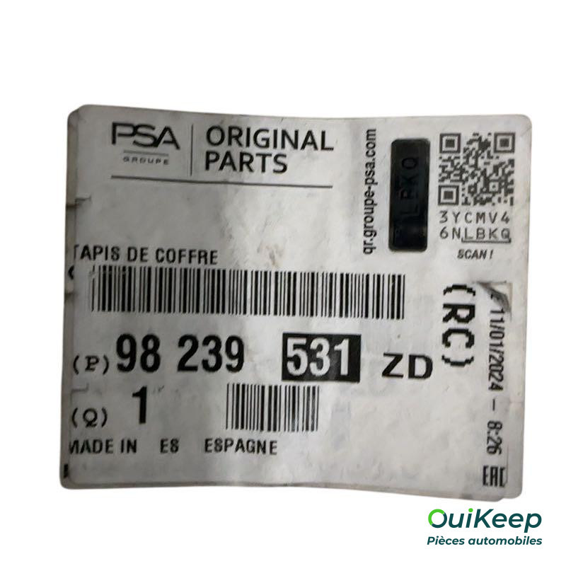 Kofferraummatte - PSA - 98239531ZD