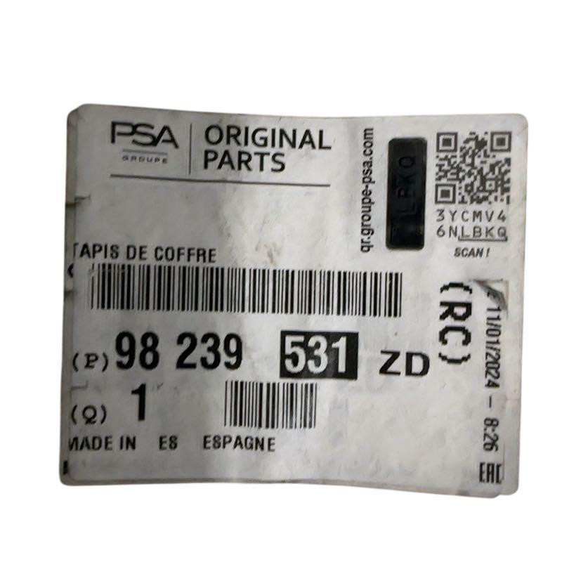 Tapis de coffre - PSA - 98239531ZD
