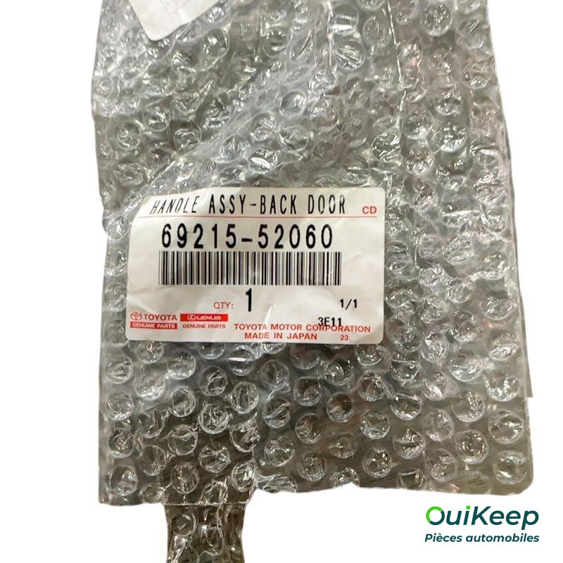Tapicerka gałki bagażnika - TOYOTA Yaris - 6921552060