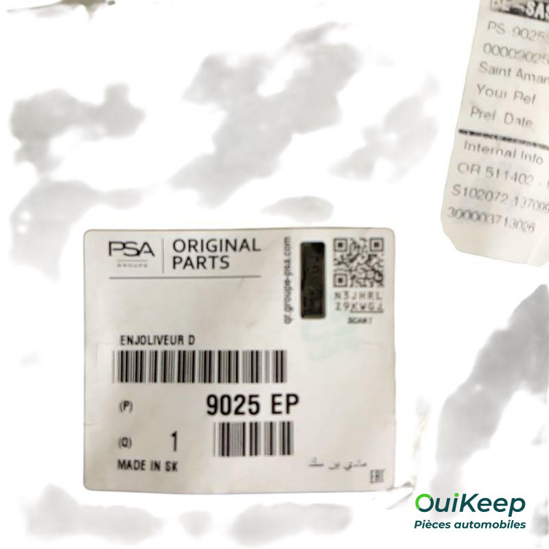 Placca triangolare per finestrino anteriore - CITROEN C4 DS4 - 9025EP