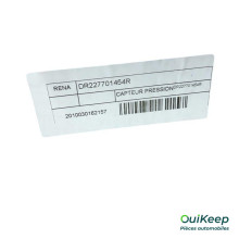 Sensor de presión de escape - RENAULT Trafic 3 Clio 4 - 227701454R