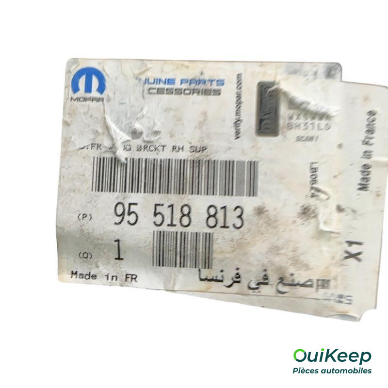Soporte alerón trasero derecho - OPEL Movano B - 95518813