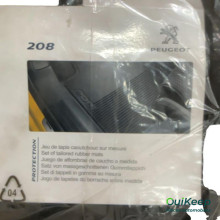 Tapis De Sol Caoutchouc - PEUGEOT 208 - 1648527780