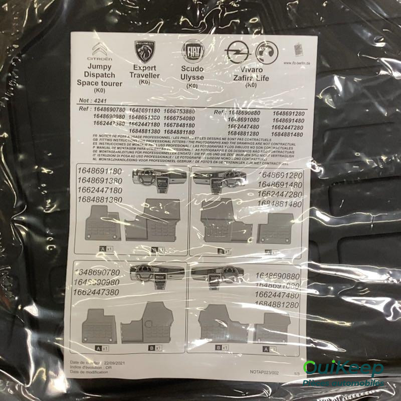 Tapis de sol - CITROËN Jumpy - 1666754080