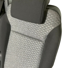 Kompletny zestaw składanych tylnych siedzeń z tapicerką materiałową do Peugeot Traveller i Citroën S