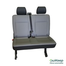 2/3 leren achterbank - VOLKSWAGEN T5