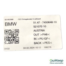 Embellecedor del maletero - BMW Serie 3 - 7450648